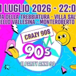 Immagine evento Crazy 90s – Festa della Trebbiatura – Monteroberto (AN) a Monte Roberto (AN) Crazy 90s - Festa della Trebbiatura - Monteroberto (AN) a Monte Roberto (AN) il 11 luglio 2026