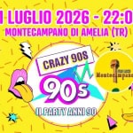 Crazy 90s - Montecampano di Amelia (TR) a Amelia (TR) il 11 luglio 2026