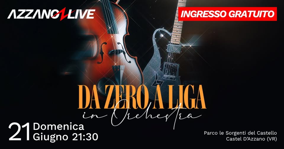 Evento Da Zero A Liga Tributo Ligabue – Castel D’azzano (Vr) Locandina Da Zero A Liga Tributo Ligabue – Castel D’azzano (Vr) - domenica 21 giugno ore 21:30 - 23:30