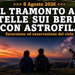 Immagine evento Dal tramonto alle stelle sui Berici – con Astrofila! a Villaga (VI) Dal tramonto alle stelle sui Berici - con Astrofila! a Villaga (VI) il 8 agosto 2026