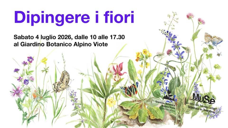 Evento Dipingere i fiori Locandina Dipingere i fiori - sabato 4 luglio ore 10:00 - 12:00