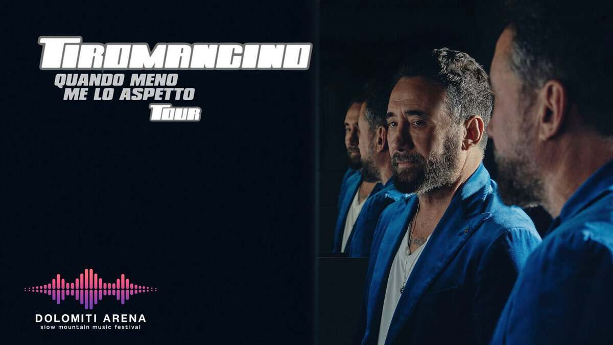 Evento Dolomiti Arena – Tiromancino in concerto Locandina Dolomiti Arena – Tiromancino in concerto - domenica 2 agosto ore 17:00 - 19:00