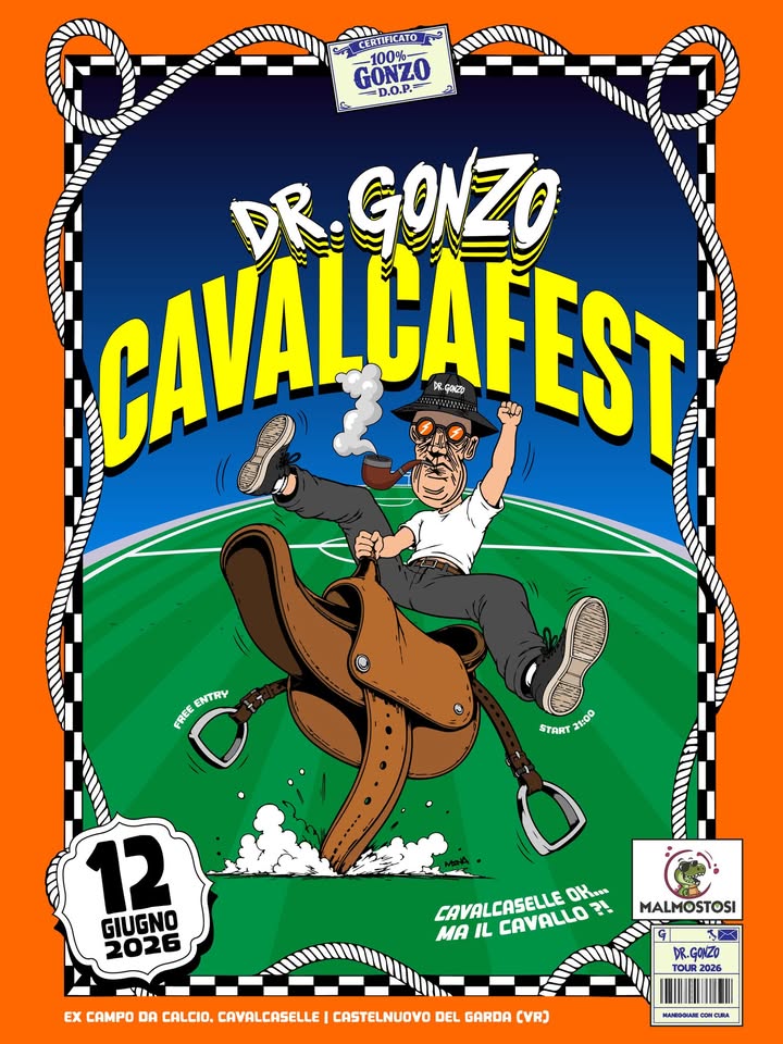 Evento Dr.gonzo 12 Giugno – Cavalcaselle Locandina Dr.gonzo 12 Giugno – Cavalcaselle - venerdì 12 giugno ore 18:00 - 20:00