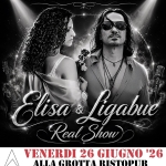 Elisa&Ligabue Real Show – 2 Voci x 2 Artisti “Acoustic Night”@Alla Grotta Ristopub-Zelarino (Ve) Elisa&Ligabue Real Show – 2 Voci x 2 Artisti “Acoustic Night”@Alla Grotta Ristopub – Zelarino (Ve) a Venezia (VE) il 26 giugno 2026
