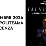 FABRIZIO CORONA in “FALSISSIMO A TEATRO” – 27 NOVEMBRE – TEATRO POLITEAMA – PIACENZA Potrebbe essere un'immagine raffigurante il seguente testo "BAPNREWILOEINRSIECUTI T FABRIZIO CORONA PRESENTA A TEATRO. SCACCO ΜΑΠΟ AL OTERE DEI MEDIA. 27 NOVEMBRE 2026 TEATRO POLITEAMA PIACENZA"