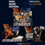 Immagine evento Fara Music Festival, 3, 4, 5 Luglio 2026 a Fara in Sabina (RI) Fara Music Festival, 3, 4, 5 Luglio 2026 a Fara in Sabina (RI) il 3 luglio - 5 luglio 2026
