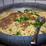 Festa del Fusillo Picentino. San Cipriano Picentino (SA) Potrebbe essere un'immagine raffigurante pasta, ossobuco e biryani