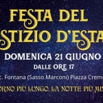 Festa del Solstizio d’Estate 6^ed. Festa del Solstizio d’Estate 6º ed. a Sasso Marconi (BO) il 21 giugno 2026