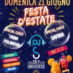 FESTA D’ESTATE @ L’Arlecchino Show Bar Potrebbe essere un'immagine raffigurante il seguente testo "&&rlecchind IUTTİCOLORIDELIOSPETTACOLO DOMENICA 21 GIUGNO FESTA D'ESTATE ークン SPECIAL GUEST SPECIAL SAFIRA GUEST YRINA POLANOVA ORE ORE21,30 21,30 MUSICA COCKTAH DIVERTIMENTO SHOW S FROM SKY TO TOTHE UNIVERSE L'ARLECCHINO SHOW BAR VỊA PAPA INNOCENZO 37, VEDANO ÖLONA (νΑ) INFO E PRENOTAZIONI 0332-400839"