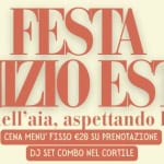 Festa di Inizio Estate – sabato 6 giugno @ Riseria Mulino Capittini – Galliate Potrebbe essere un'immagine raffigurante il seguente testo "SABATO 6 GIUGNO APERTURA H. 18.30 FESTA DIINIZIO ESTATE Cena e balli nell' aia. aspettando la MoonDeena CENA MENU' FISSO €20 SU PRENOTAZIONE DJ SET COMBO NEL CORTILE"