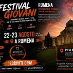 FESTIVAL GIOVANI 22-23 agosto 2026 Festival Giovani 22 – 23 Agosto 2026 a Pratovecchio (AR) il 22 agosto - 23 agosto 2026