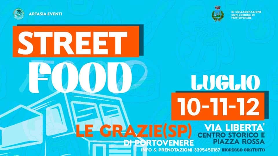 Evento Festival Street Food Le Grazie Locandina Festival Street Food Le Grazie - venerdì 10 luglio ore 18:00 - 23:55