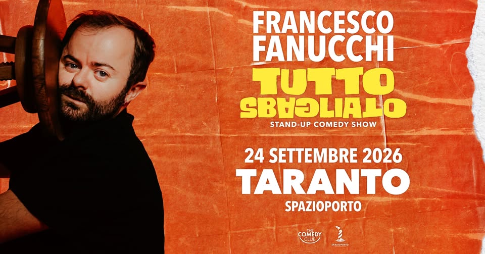 Evento Francesco Fanucchi “Tutto Sbagliato” Locandina Francesco Fanucchi “Tutto Sbagliato” - giovedì 24 settembre ore 21:00 - 23:00