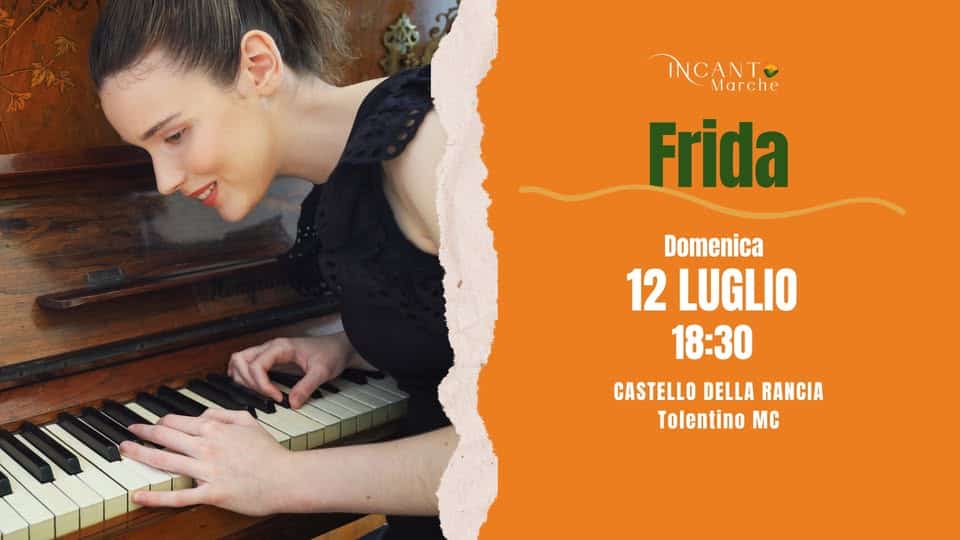 Evento Frida Bollani a IncantoMarche Locandina Frida Bollani a IncantoMarche - domenica 12 luglio ore 18:30 - 20:30