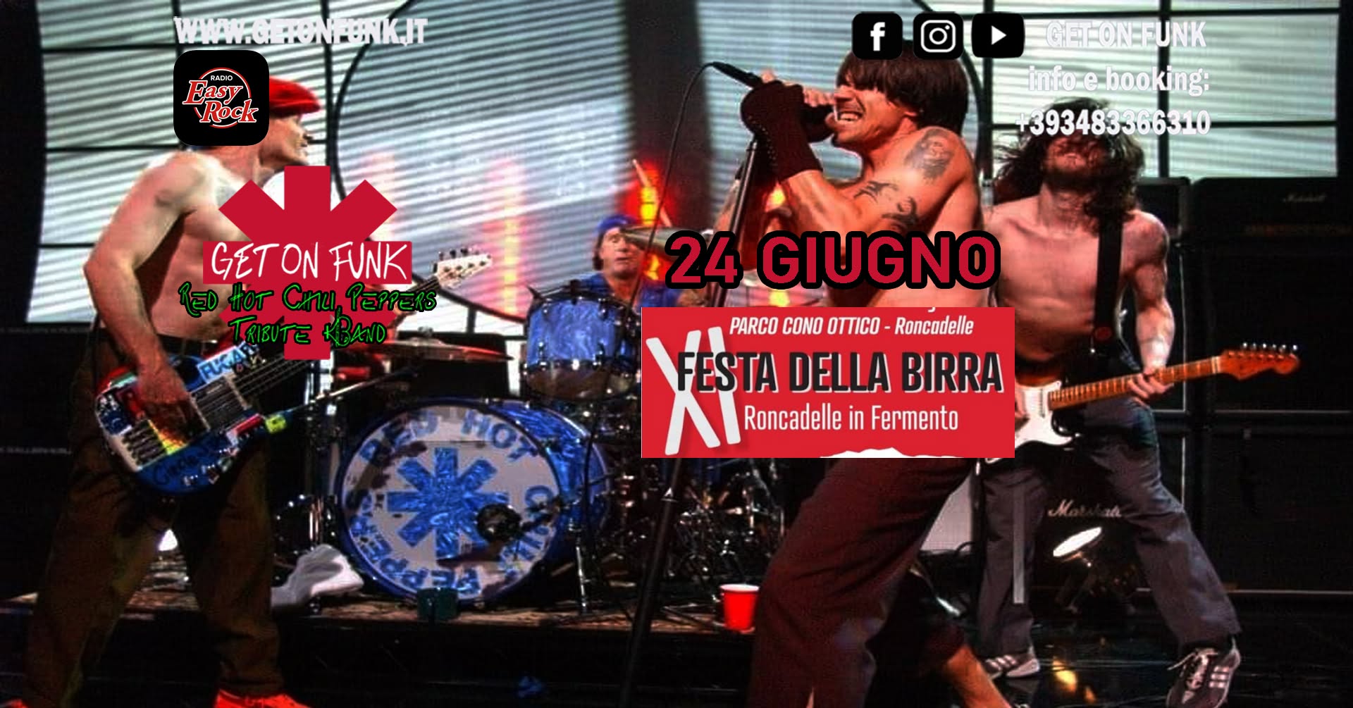Evento Get On Funk RHCP Tribute Live @FDB Roncadelle (BS) Locandina Get On Funk RHCP Tribute Live @FDB Roncadelle (BS) - mercoledì 24 giugno ore 21:30 - 00:30