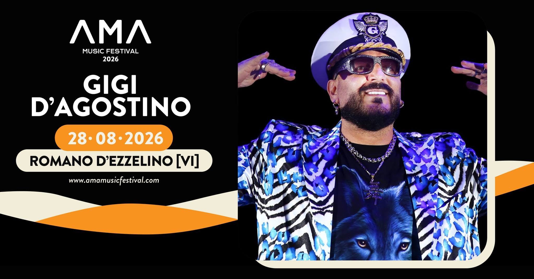 Evento Gigi D’Agostino TBA Locandina Gigi D’Agostino TBA - venerdì 28 agosto ore 18:00 - 20:00