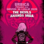 GO DOWN FEST@URBICA live THE DEVILS + ANANDA MIDA Go Down Fest@Urbica Live The Devils Ananda Mida a Pesaro (PU) il 30 luglio 2026