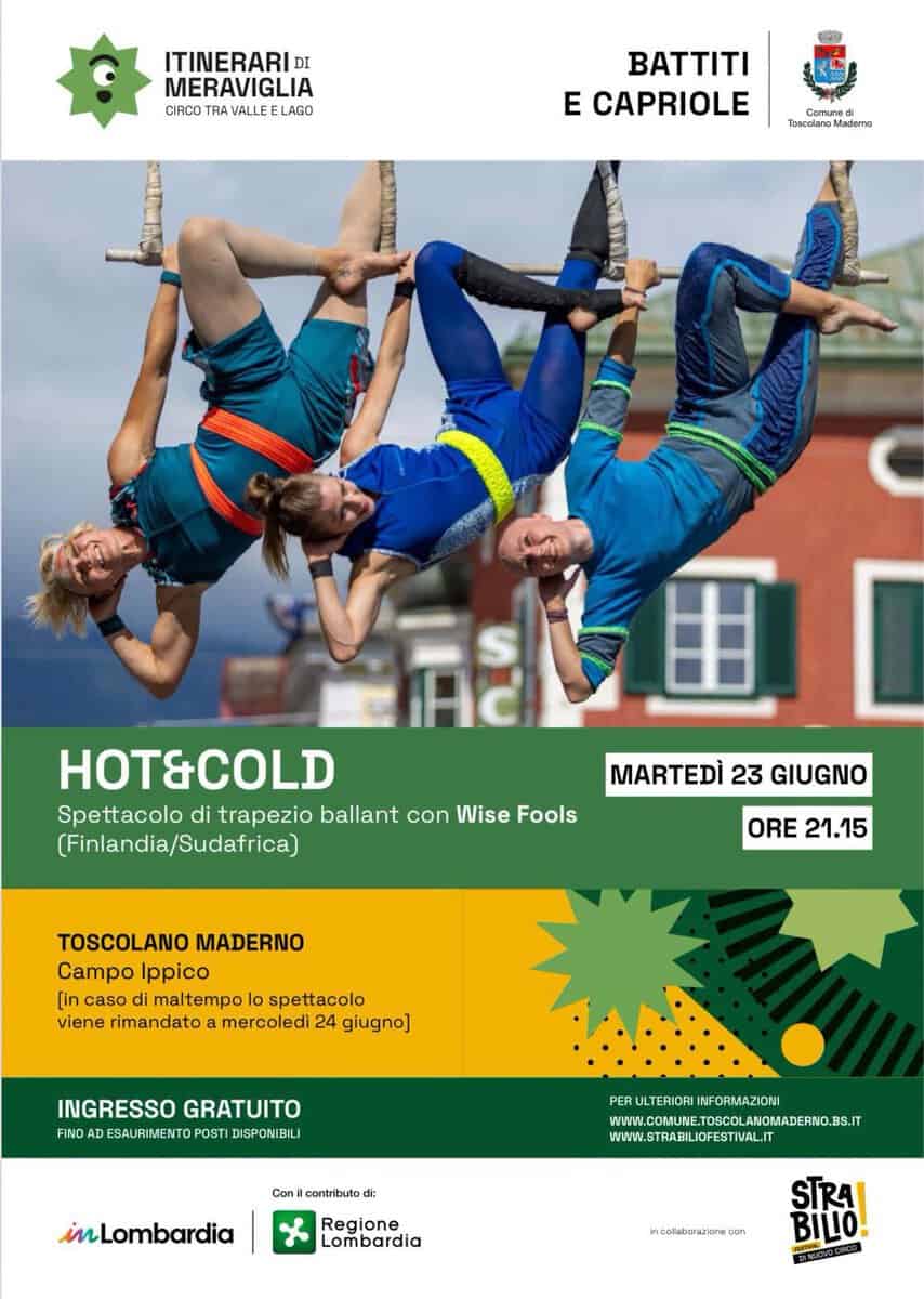 Evento Hot&Cold Locandina Hot&Cold - martedì 23 giugno ore 21:15 - 23:15