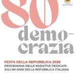 “I volti della Repubblica – 80 anni dal Referendum” Potrebbe essere un'immagine raffigurante il seguente testo "BERGAMO CITTi CITTA DE 전로 MILLE COMUNE D BERGAMO demo crazia FESTA DELLA REPUBBLICA 2026 PROGRAMMA DELLE INIZIATIVE DEDICATE AGLI 80 NNI DELLA REPUBBLICA ITALIANA Programma completo com su www.comune.bergamo.it #hotanlademocrazia"