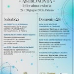 Immagine evento II Festival di Astronomia, Letteratura e Storia a Terrignano (FR) II Festival di Astronomia, Letteratura e Storia a Terrignano (FR) il 27 giugno - 28 giugno 2026