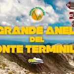 IL GRANDE ANELLO DEL TERMINILLO Potrebbe essere un'immagine raffigurante il seguente testo "r SIANVSNI ΥΕΝИΑ የንማለዊ Ma 50 IL GRANDE ANELLO DEL MONTE TERMINILLO RRTRE RR UGIORO"