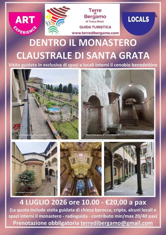 Evento Il Monastero Claustrale Di Santa Grata Locandina Il Monastero Claustrale Di Santa Grata - sabato 4 luglio ore 10:00 - 12:00