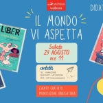 IL MONDO VI ASPETTA – Didattica in libreria Potrebbe essere un'illustrazione raffigurante testo