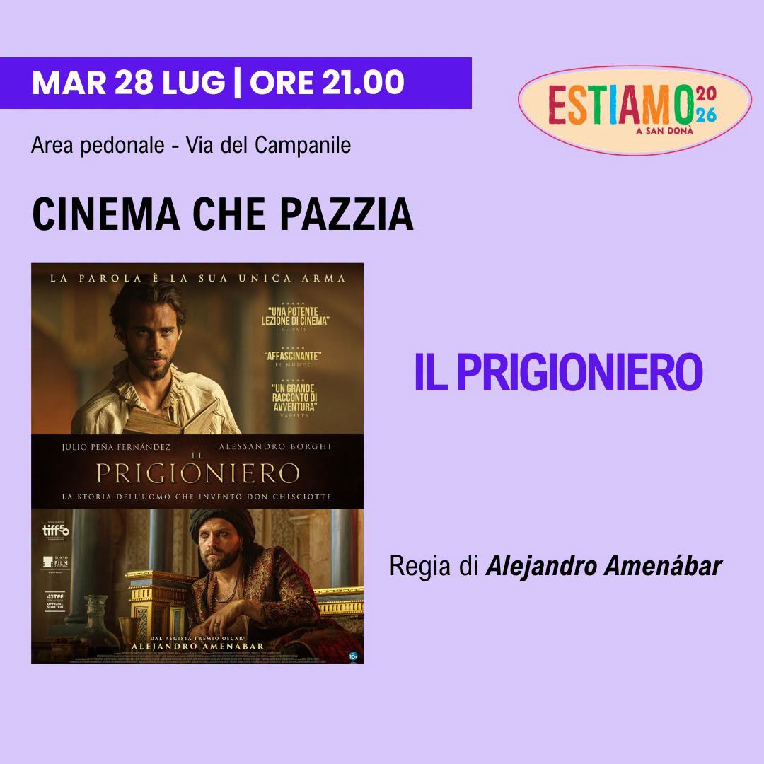 Evento Il Prigioniero – Cinema Che Pazzia Locandina Il Prigioniero – Cinema Che Pazzia - martedì 28 luglio ore 21:00 - 23:00