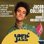 Immagine evento Jacob Collier & Naonis Orchestra – Udin&Jazz a Lignano Sabbiadoro Jacob Collier & Naonis Orchestra - Udin&Jazz a Lignano Sabbiadoro il 14 luglio 2026