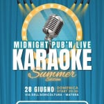 Immagine evento Karaoke Night a Matera (MT) Karaoke Night a Matera (MT) il 28 giugno 2026