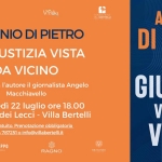 Immagine evento “La Giustizia Vista Da Vicino” Di Antonio Di Pietro a Forte dei Marmi (LU) "La Giustizia Vista Da Vicino" Di Antonio Di Pietro a Forte dei Marmi (LU) il 22 luglio 2026
