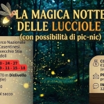 Immagine evento La magica notte delle lucciole (con possibilità di pic nic) a Pratovecchio (AR) La magica notte delle lucciole (con possibilità di pic nic) a Pratovecchio (AR) il 18 giugno giugno - 18 luglio 2026