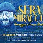 Immagine evento La sera dei miracoli – omaggio a Lucio Dalla – Viterbo – Teatro Romano di Ferento a Viterbo (VT) La sera dei miracoli - omaggio a Lucio Dalla - Viterbo - Teatro Romano di Ferento a Viterbo (VT) il 19 agosto 2026