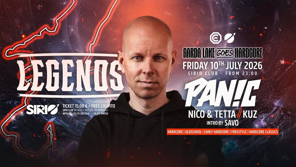 Evento Legends Present Panic Locandina Legends Present Panic - venerdì 10 luglio ore 23:00 - 01:00