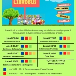 Immagine evento Librobus – Fiumicello a Campodarsego (PD) Potrebbe essere un'illustrazione raffigurante mappa e testo