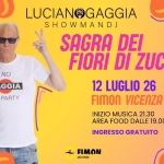 Immagine evento Luciano Gaggia Dj Showman At Sagradeifioridizucca a Fimon (VI) Luciano Gaggia Dj Showman At Sagradeifioridizucca a Fimon (VI) il 12 luglio 2026