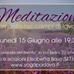 Meditazione al tramonto nei campi di lavanda Meditazione al tramonto nei campi di lavanda a Padova (PD) il 15 giugno 2026