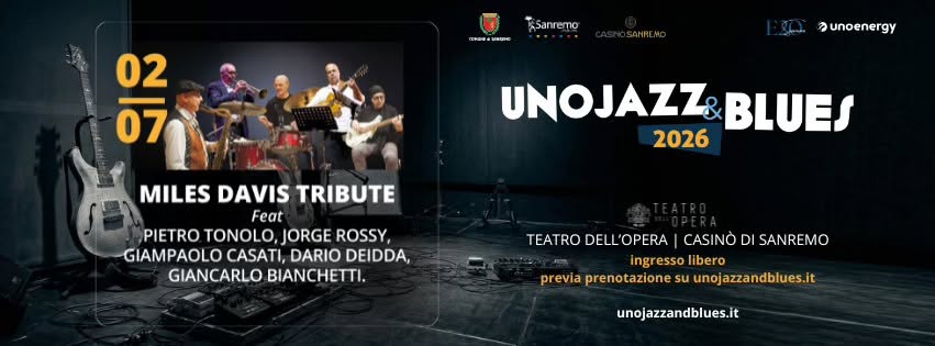 Evento Miles Davis Tribute Locandina Miles Davis Tribute - giovedì 2 luglio ore 21:00 - 23:00