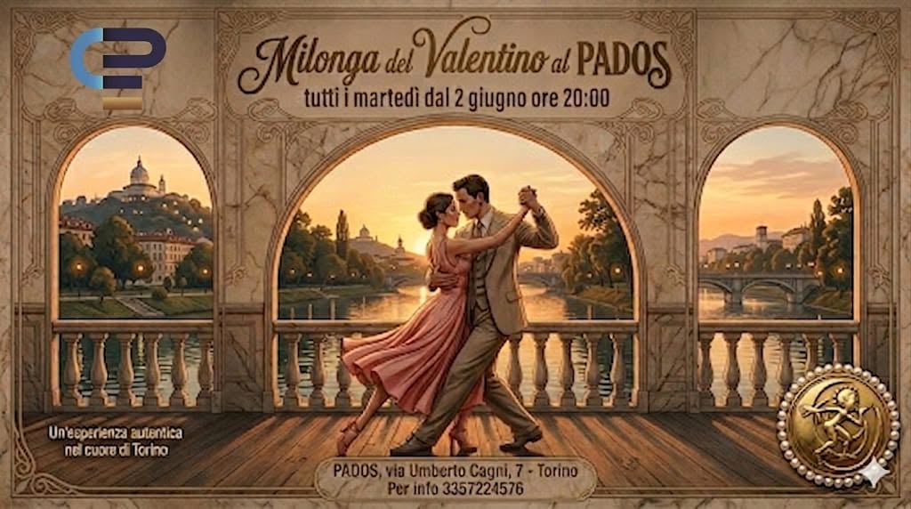 Evento Milonga del Valentino al Pados. tdj Acqua Locandina Milonga del Valentino al Pados. tdj Acqua - martedì 23 giugno ore 20:00 - 22:00