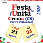 Immagine evento Mostra mercato alla Festa di Ombrianello a Crema (Cr) a Crema (CR) Mostra mercato alla Festa di Ombrianello a Crema (Cr) a Crema (CR) il 21 agosto - 31 agosto 2026