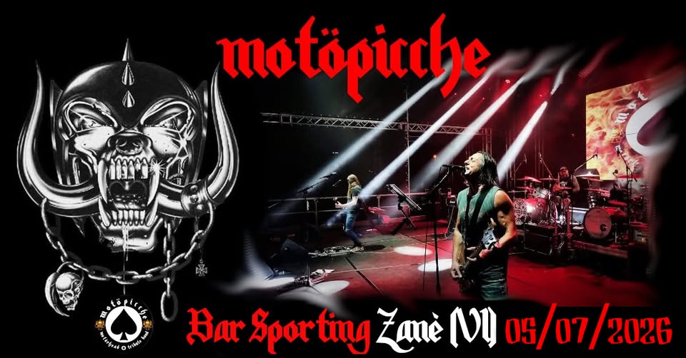 Evento Motopicche Live@ All In One Night Locandina Motopicche Live@ All In One Night - domenica 5 luglio ore 18:00 - 20:00