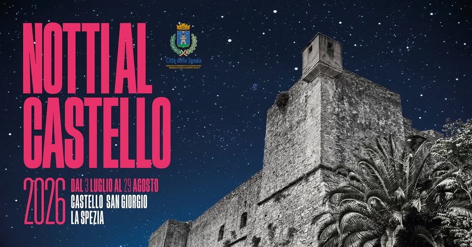 Evento Notti al Castello 2026 Locandina Notti al Castello 2026 - venerdì 3 luglio ore 21:00 - 23:00
