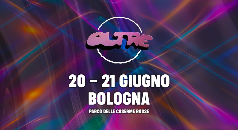 Evento OLTRE Festival 2026 Locandina OLTRE Festival 2026 - da sabato 20 giugno - domenica 21 giugno 2026 ore 16:00 ore 23:00