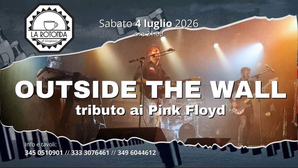 Evento OUTSIDE THE WALL The Pink Floyd Experience Locandina OUTSIDE THE WALL The Pink Floyd Experience - sabato 4 luglio ore 20:30 - 22:30