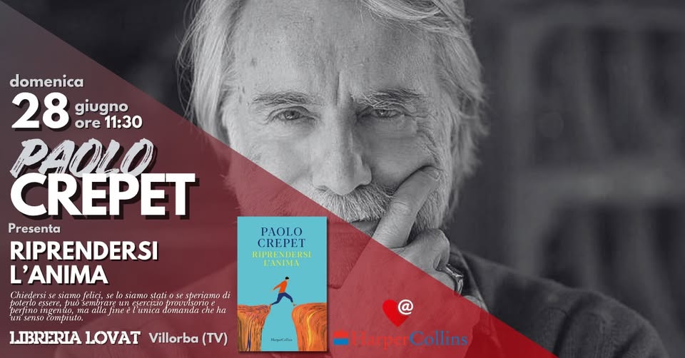 Evento Paolo CREPET – Riprendersi l’anima. Locandina Paolo CREPET – Riprendersi l’anima. - domenica 28 giugno ore 11:30 - 12:30