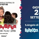 Immagine evento Paolo Ruffini in “Il Babysitter” Barrocci Festival a Savignano sul Rubicone (FC) Paolo Ruffini in "Il Babysitter" Barrocci Festival a Savignano sul Rubicone (FC) il 24 settembre 2026