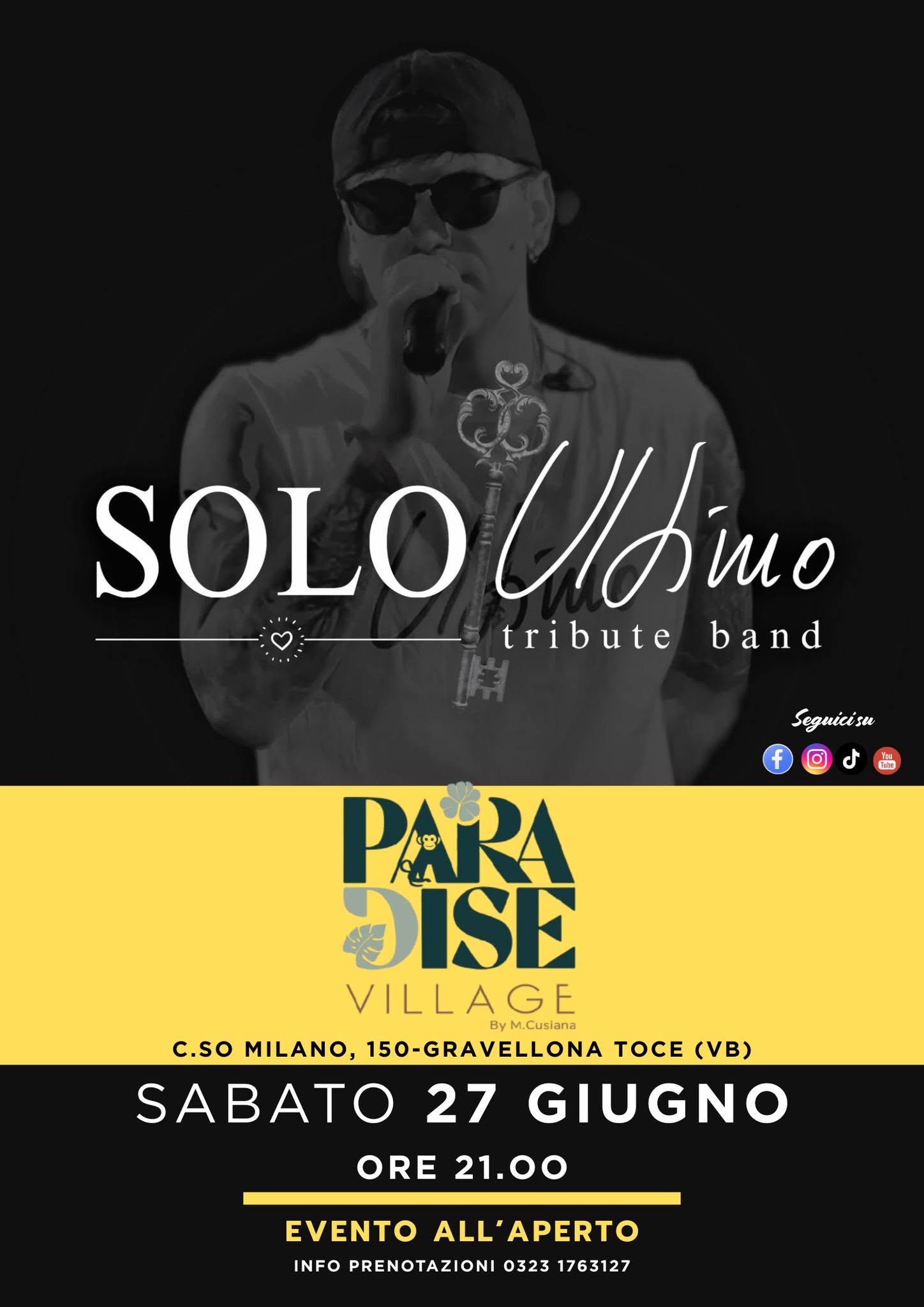 Evento Paradise Village Locandina Paradise Village - sabato 27 giugno ore 21:00 - 23:00