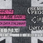 Immagine evento Peter And The Test Tube Babies (UK) Sempre Peggio Cimex Unrevheal a Campello sul Clitunno (PG) Peter And The Test Tube Babies (UK) Sempre Peggio Cimex Unrevheal a Campello sul Clitunno (PG) il 29 gennaio 2027