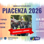 PIACENZA – XXI° Mercato Europeo 2-3-4 Ottobre 2026 PIACENZA - XXI° Mercato Europeo 2 - 3 - 4 Ottobre 2026
