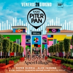 Piterpan Dj Set @ AperiVillage | Palmanova Designer Village – Aiello Del Friuli UD Potrebbe essere un'immagine raffigurante il seguente testo "Palmanowa VENERDİ26GIUGNO RADIO PITER PAN dsugharai ltge الستة DJSET Aperi AperiVillage Village THOMAS MENEGAZZI ALICE FASSINA H 17.00 PIAZZA A- PALMANOVA DESIGNER VILLAGE AIELLO DEL FRIULI UD"